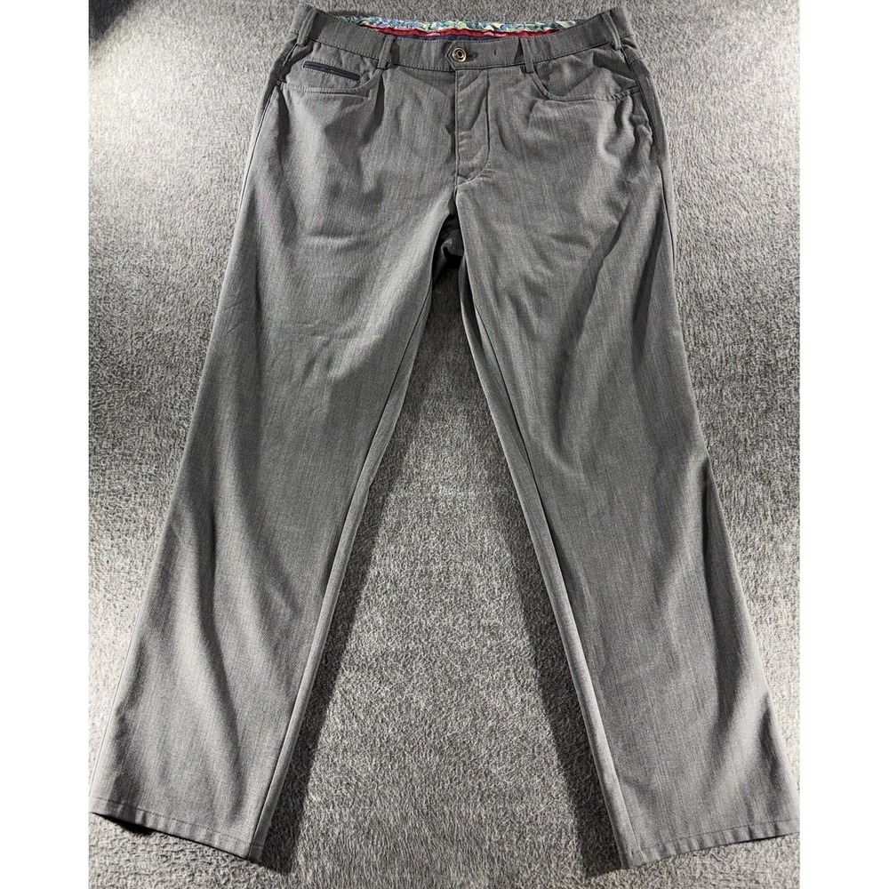 Meyer Modern Comfort Mens Size 35x29 Casual Pants Wool Blend Gray